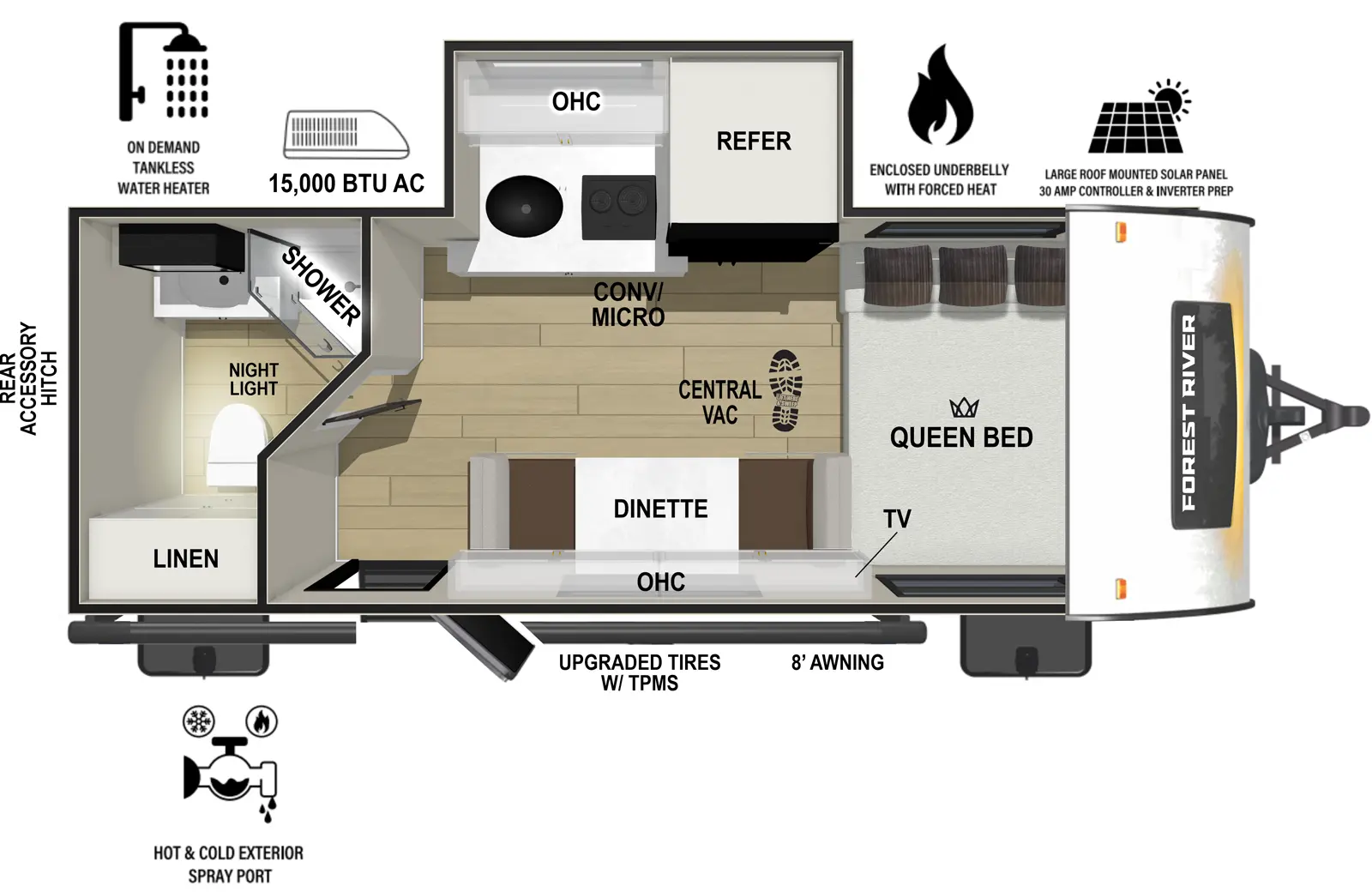 R Pod RP-180 Floorplan